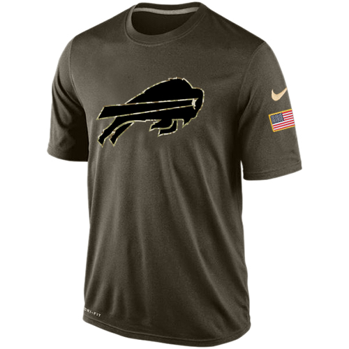 NFL Men's Buffalo Bills Nike Olive Salute To Service KO Performance Dri-FIT T-Shirt